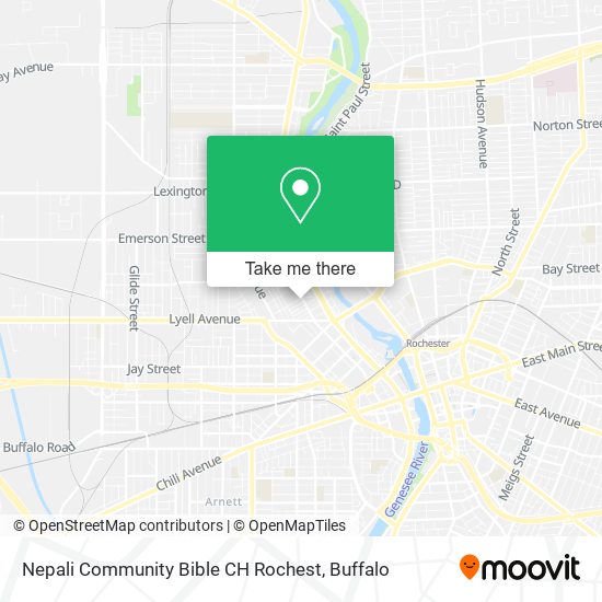 Mapa de Nepali Community Bible CH Rochest