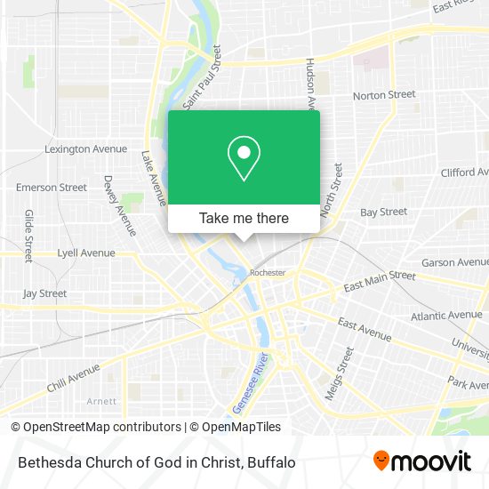 Bethesda Church of God in Christ map