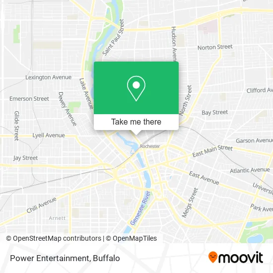 Power Entertainment map