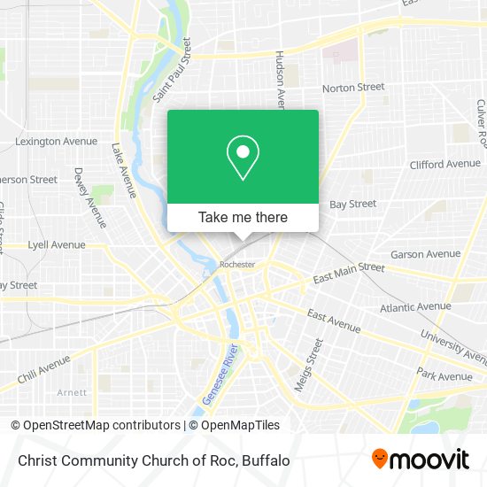 Christ Community Church of Roc map