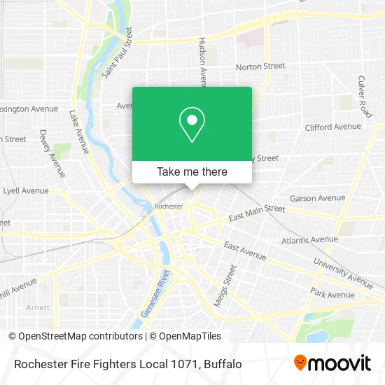 Rochester Fire Fighters Local 1071 map