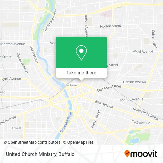 Mapa de United Church Ministry