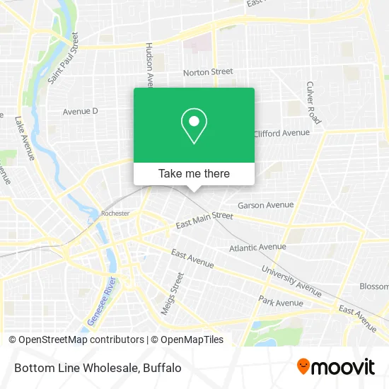 Bottom Line Wholesale map
