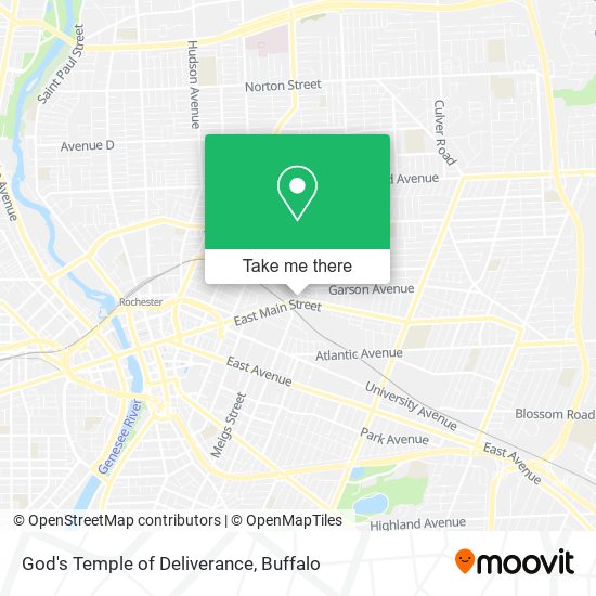 God's Temple of Deliverance map
