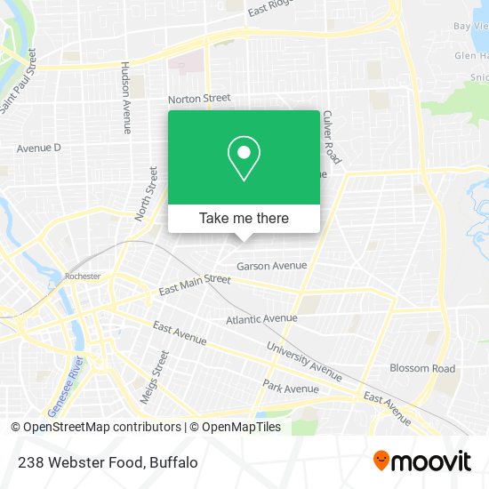 238 Webster Food map