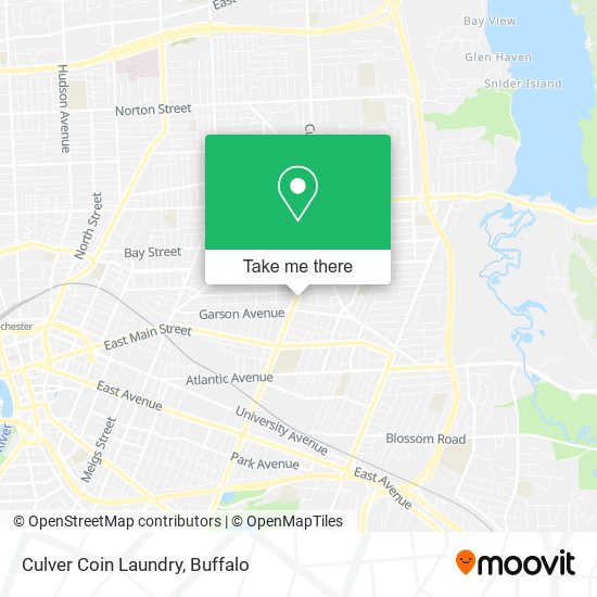 Mapa de Culver Coin Laundry