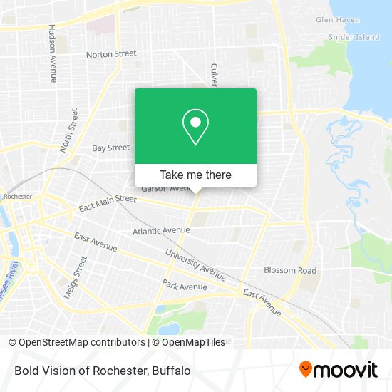 Bold Vision of Rochester map