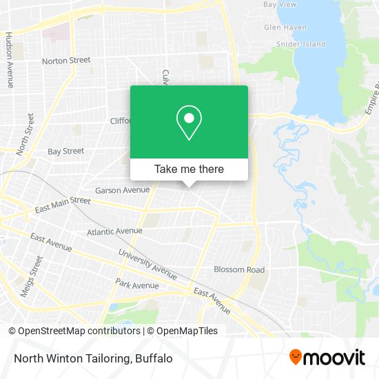 North Winton Tailoring map