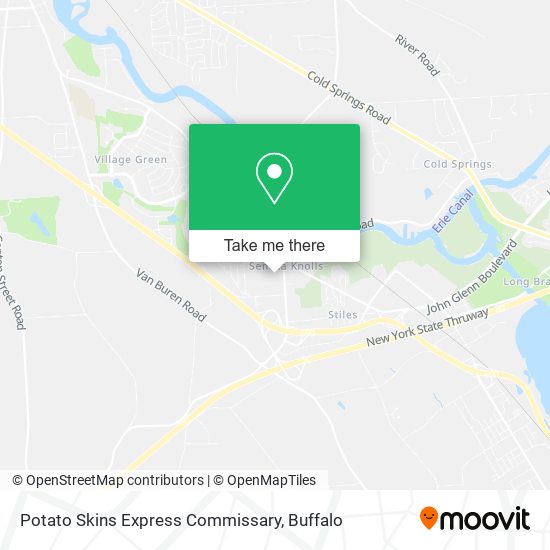Mapa de Potato Skins Express Commissary