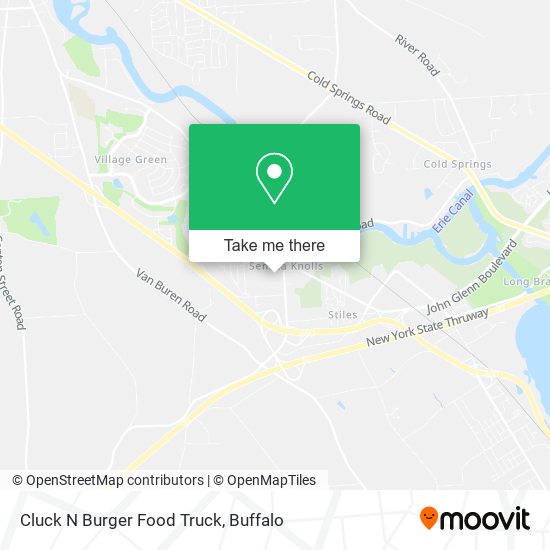 Cluck N Burger Food Truck map