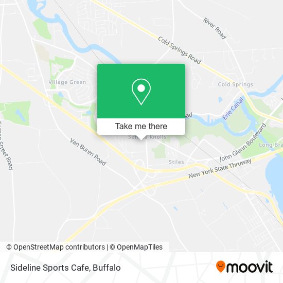 Sideline Sports Cafe map