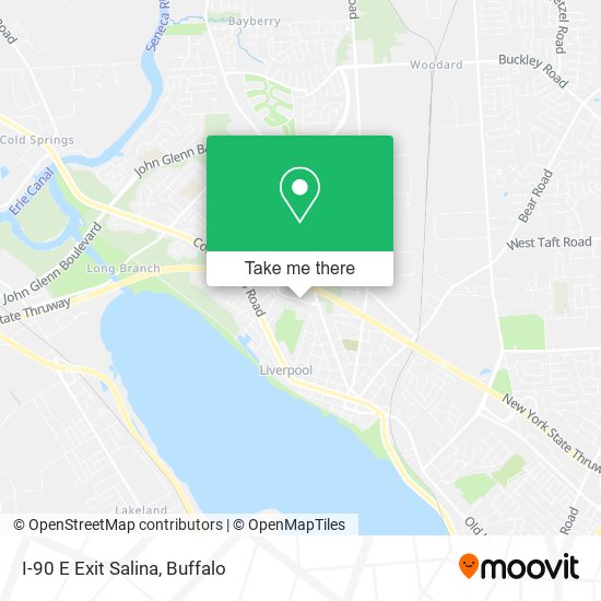 Mapa de I-90 E Exit Salina