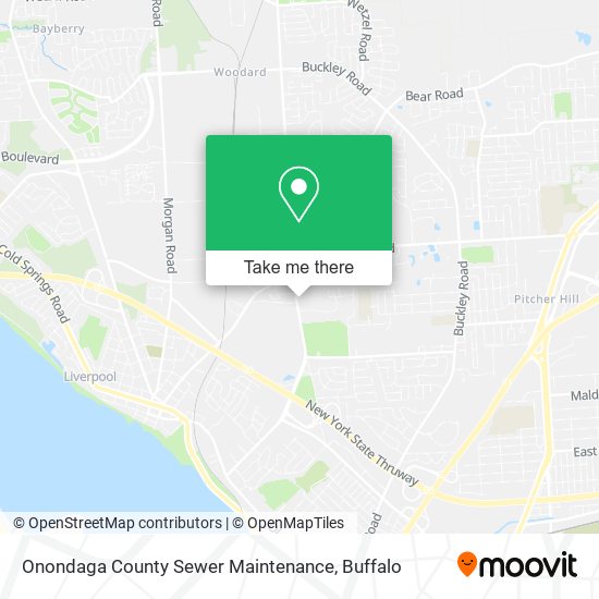 Mapa de Onondaga County Sewer Maintenance