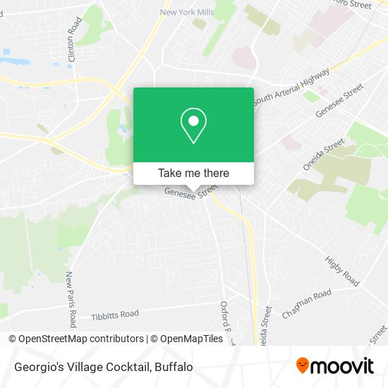 Georgio's Village Cocktail map