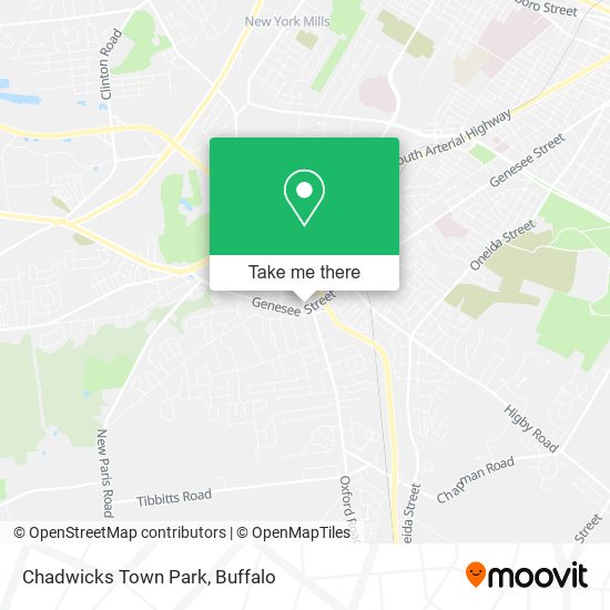 Chadwicks Town Park map
