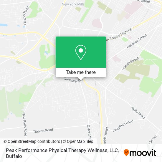 Peak Performance Physical Therapy Wellness, LLC map