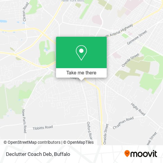 Declutter Coach Deb map