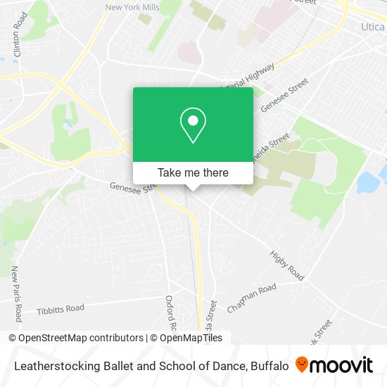 Leatherstocking Ballet and School of Dance map