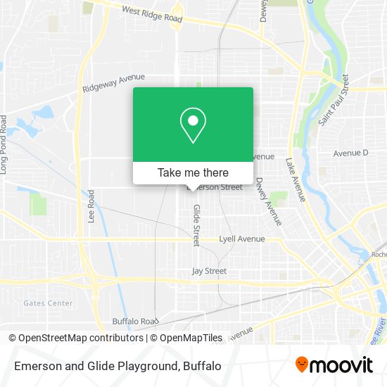 Emerson and Glide Playground map