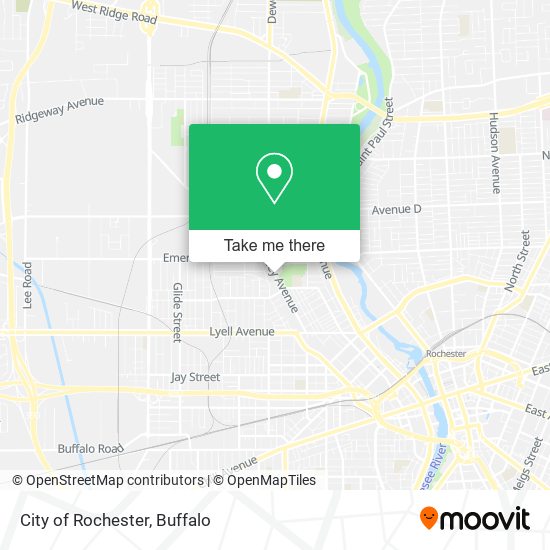 Mapa de City of Rochester