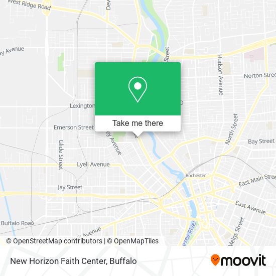 New Horizon Faith Center map