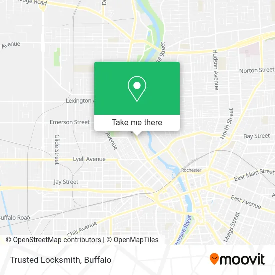Trusted Locksmith map