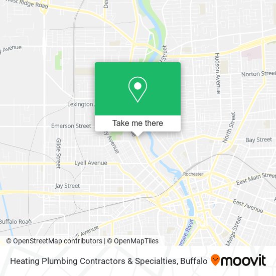 Heating Plumbing Contractors & Specialties map