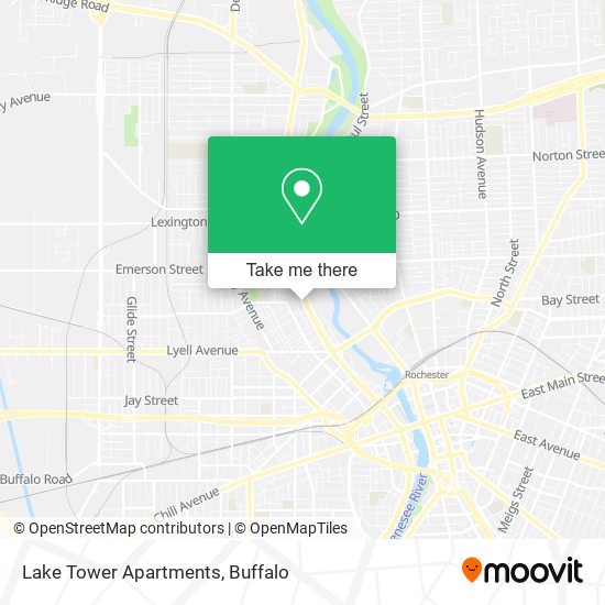 Mapa de Lake Tower Apartments