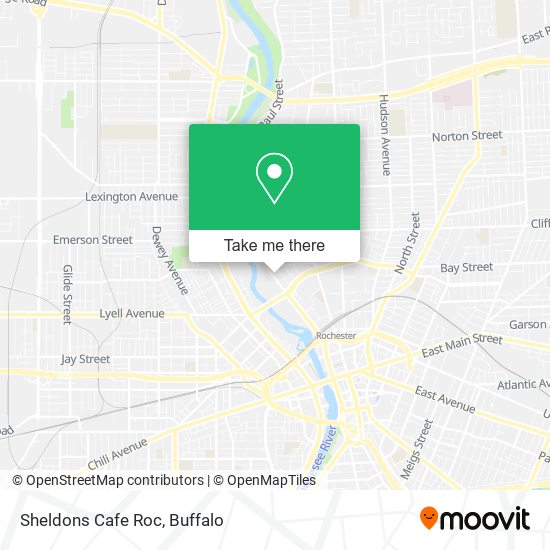 Mapa de Sheldons Cafe Roc