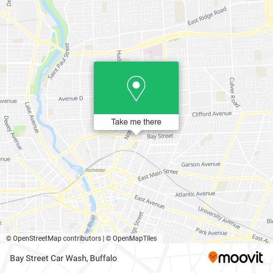 Bay Street Car Wash map
