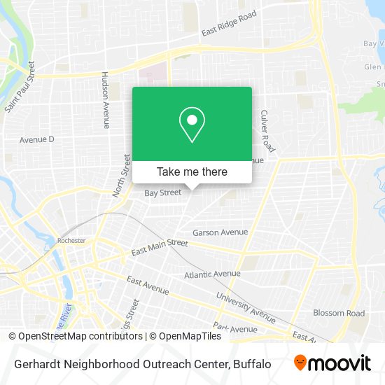 Gerhardt Neighborhood Outreach Center map