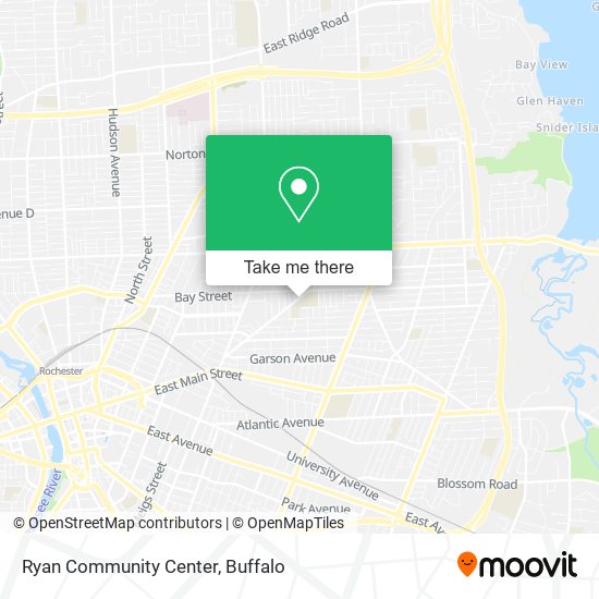 Ryan Community Center map