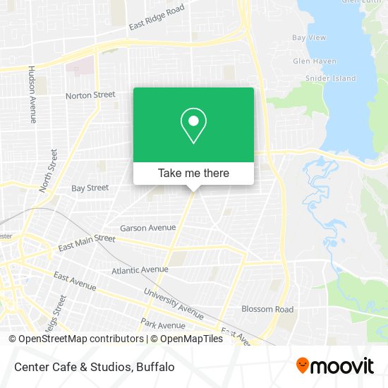 Mapa de Center Cafe & Studios