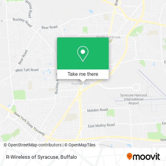 Mapa de R-Wireless of Syracuse