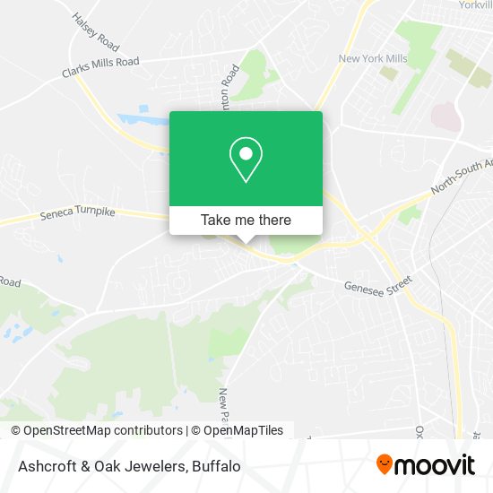 Ashcroft & Oak Jewelers map