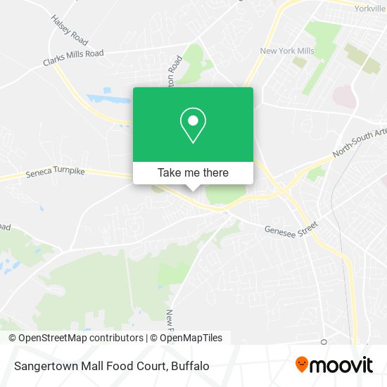 Sangertown Mall Food Court map