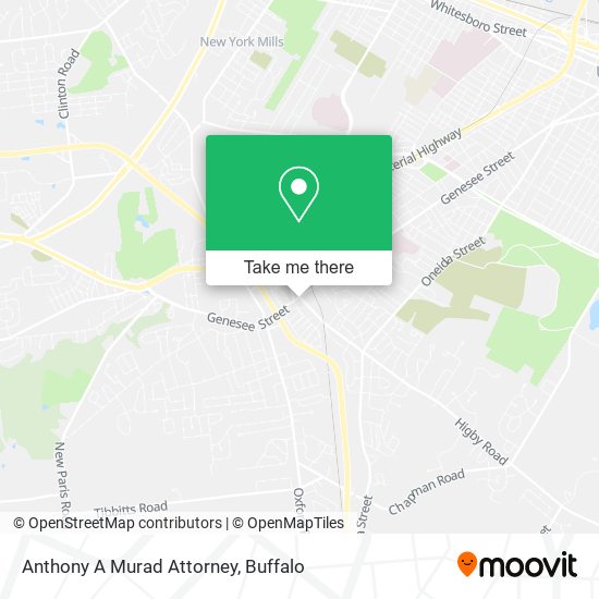 Anthony A Murad Attorney map