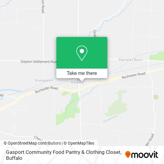 Gasport Community Food Pantry & Clothing Closet map