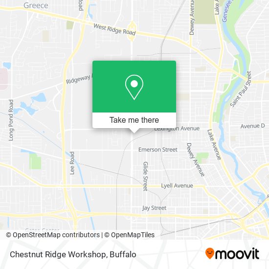Mapa de Chestnut Ridge Workshop