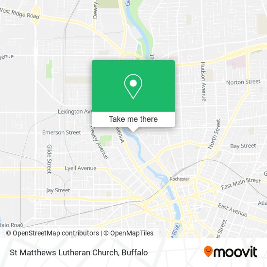 St Matthews Lutheran Church map