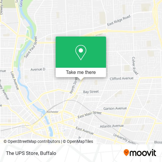 Mapa de The UPS Store