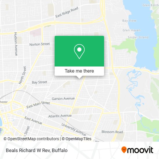 Beals Richard W Rev map
