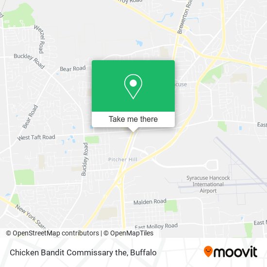 Chicken Bandit Commissary the map