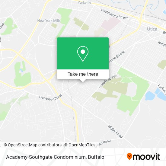 Mapa de Academy-Southgate Condominium