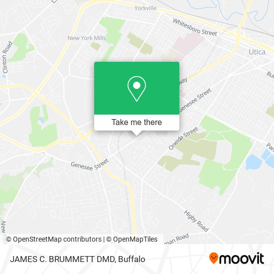 JAMES C. BRUMMETT DMD map