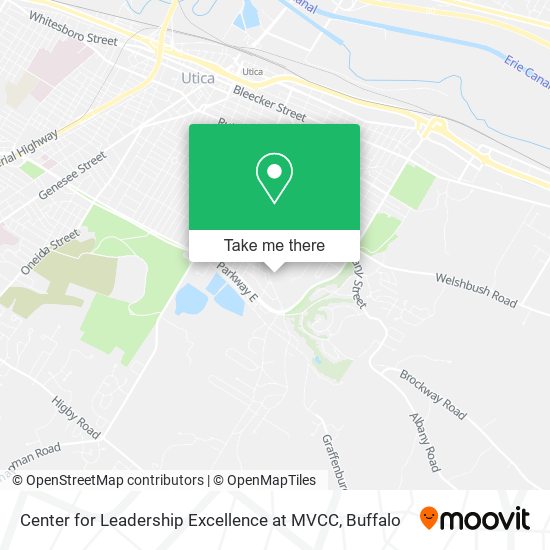 Mapa de Center for Leadership Excellence at MVCC
