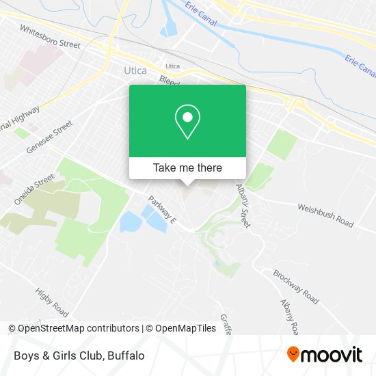 Boys & Girls Club map