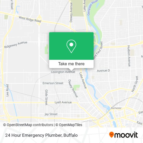 Mapa de 24 Hour Emergency Plumber