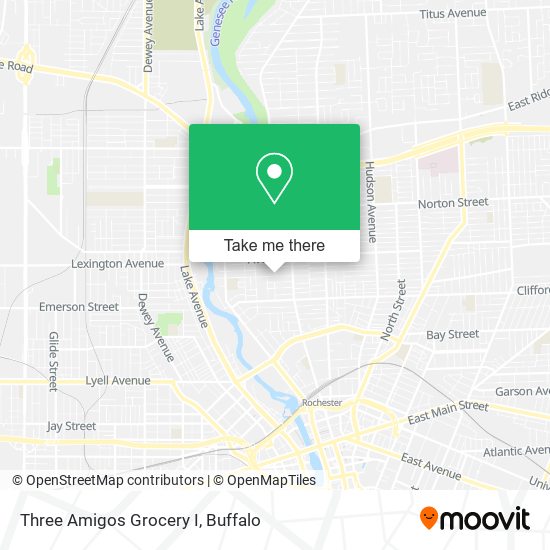 Three Amigos Grocery I map
