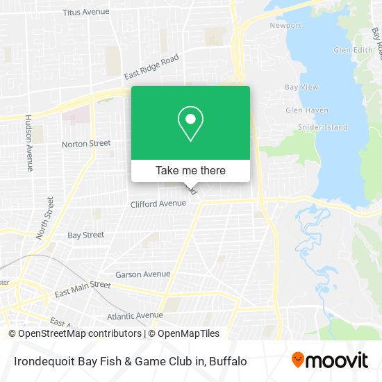 Irondequoit Bay Fish & Game Club in map